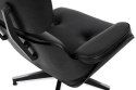 Fotel LOUNGE HM czarny / czarny jesion