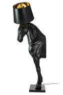 MOOSEE lampa podłogowa KOŃ HORSE STAND M czarna - włókno szklane