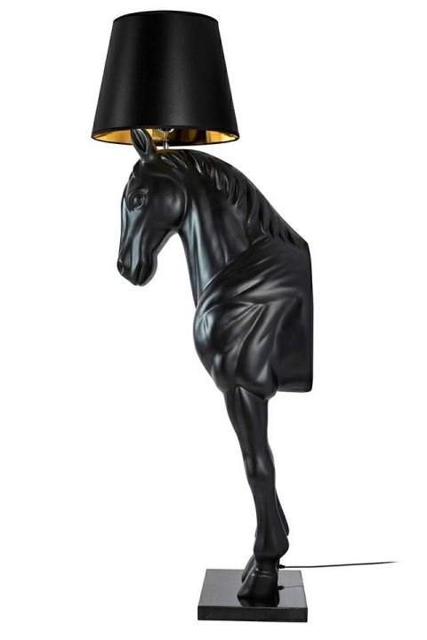MOOSEE lampa podłogowa KOŃ HORSE STAND M czarna - włókno szklane