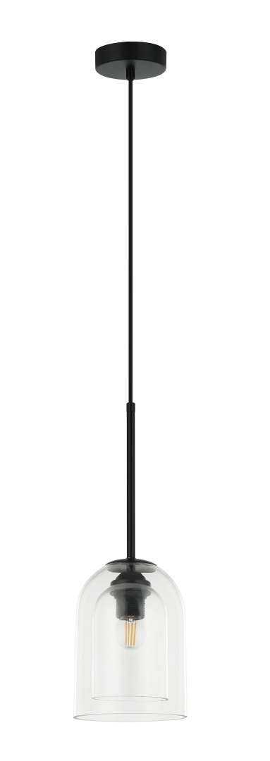 Light Prestige Lampa wisząca Elaris transparentna 1xE27