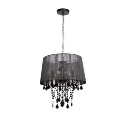 Light Prestige Lampa wisząca Mona czarna 5xE14