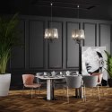 Light Prestige Lampa wisząca Mona czarna 5xE14