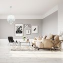 Light Prestige Lampa wisząca Mona srebrna 3xE14