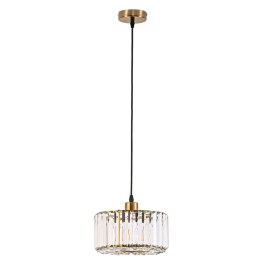 Light Prestige Okrągła lampa wisząca Vetro Złota1xE27