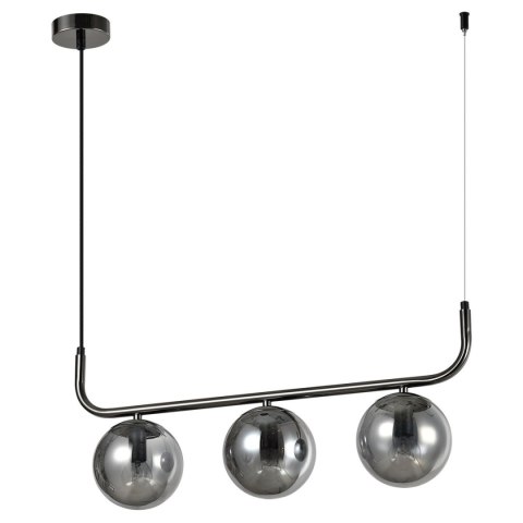 Light Prestige Lampa wisząca Alisa grafitowa 3xE14