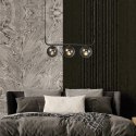 Light Prestige Lampa wisząca Alisa grafitowa 3xE14