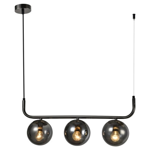 Light Prestige Lampa wisząca Alisa grafitowa 3xE14