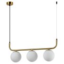Light Prestige Lampa wisząca Alisa złota 3xE14