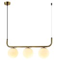 Light Prestige Lampa wisząca Alisa złota 3xE14