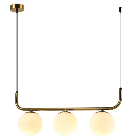 Light Prestige Lampa wisząca Alisa złota 3xE14