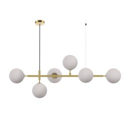 Light Prestige Lampa wisząca Alisa złota 6xE14