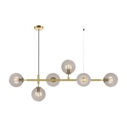 Light Prestige Lampa wisząca Alisa złota 6xE14