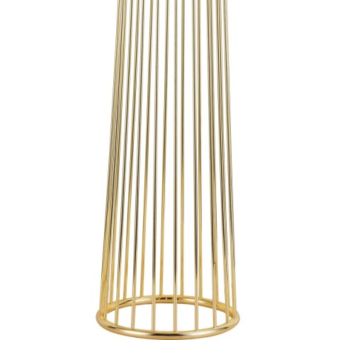 Lampa podłogowa FILO-2 czarno-złota, metalowa, E27, 156 cm