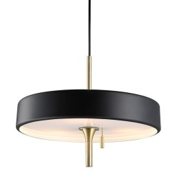 Lampa wisząca ARTDECO 35 cm czarna