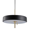 Lampa wisząca ARTDECO 35 cm czarna
