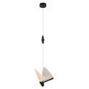 Lampa wisząca BEE LAMP 1, 21 cm- LED, czarna, w kształcie motyla