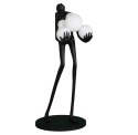 Lampa podłogowa WOMAN BLACK czarna 180 cm
