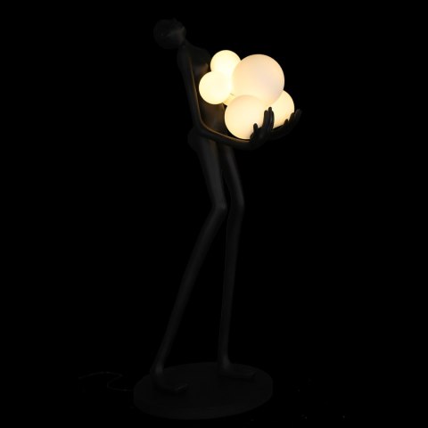 Lampa podłogowa WOMAN BLACK czarna 180 cm