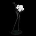 Lampa podłogowa WOMAN BLACK czarna 180 cm