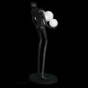 Lampa podłogowa WOMAN BLACK czarna 180 cm