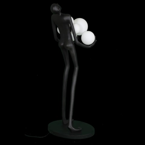 Lampa podłogowa WOMAN BLACK czarna 180 cm