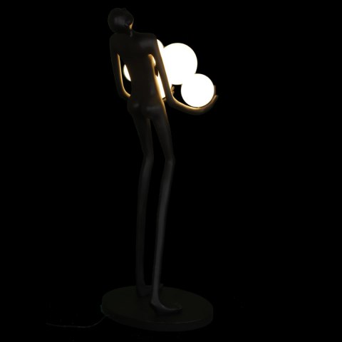 Lampa podłogowa WOMAN BLACK czarna 180 cm