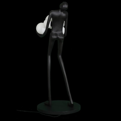 Lampa podłogowa WOMAN BLACK czarna 180 cm