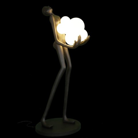 Lampa podłogowa WOMAN BLACK czarna 180 cm