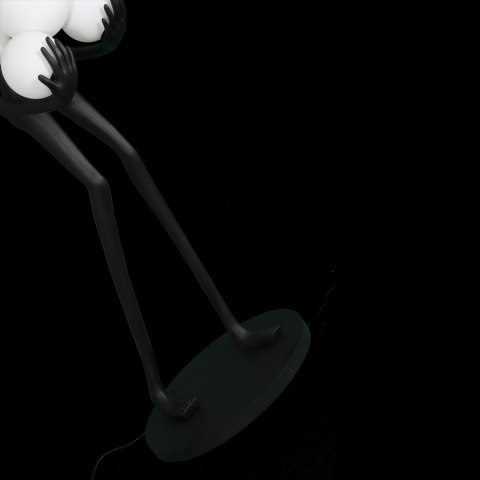 Lampa podłogowa WOMAN BLACK czarna 180 cm