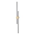 Lampa ścienna CENTRO 122 cm - LED, czarno mosiężny