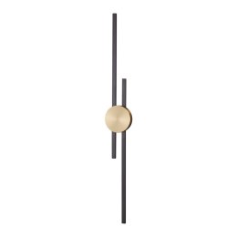 Lampa ścienna CENTRO 92 cm - LED, czarno mosiężny