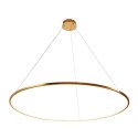 Lampa wisząca CIRCLE SLIM 120 cm- LED, ring złoty