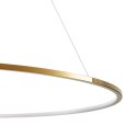 Lampa wisząca CIRCLE SLIM 120 cm- LED, ring złoty
