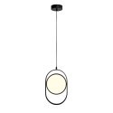 Lampa wisząca ELIPSE MINI, 32 cm - LED, czarna nowoczesna