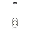 Lampa wisząca ELIPSE MINI, 32 cm - LED, czarna nowoczesna