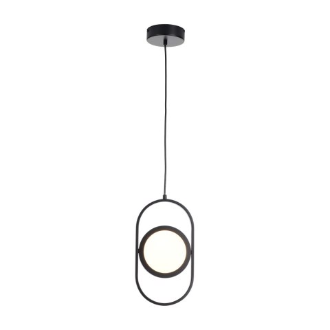 Lampa wisząca ELIPSE MINI, 32 cm - LED, czarna nowoczesna