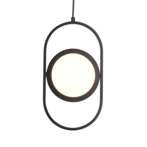 Lampa wisząca ELIPSE MINI, 32 cm - LED, czarna nowoczesna