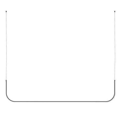 Lampa wisząca MINIMA-1 LED czarna 80 cm