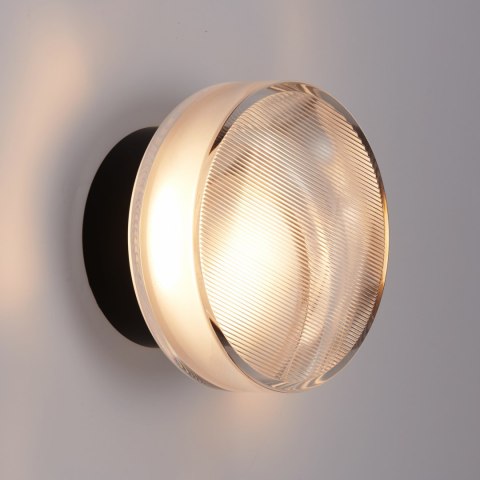 Lampa ścienna CARMELLO 13,5 cm, czarna