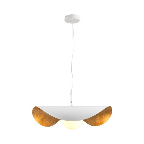 Lampa wisząca ENZO 60 cm - biało złota