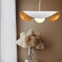 Lampa wisząca ENZO 60 cm - biało złota