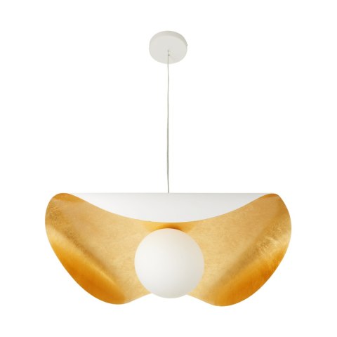 Lampa wisząca ENZO 60 cm - biało złota