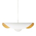 Lampa wisząca ENZO 60 cm - biało złota