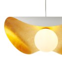 Lampa wisząca ENZO 60 cm - biało złota