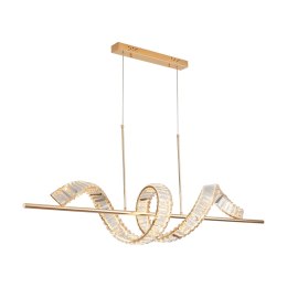 Lampa wisząca RITZ LED różowe złoto 150 cm