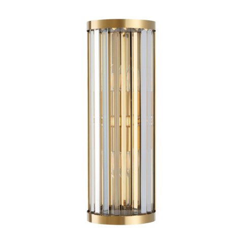 Lampa ścienna EXELLENT kryształowa złota 45 cm