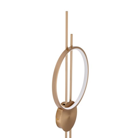 Lampa ścienna ECLIPTICA LED złota 100 cm
