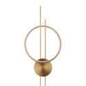 Lampa ścienna ECLIPTICA LED złota 100 cm