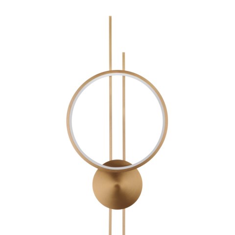 Lampa ścienna ECLIPTICA LED złota 100 cm