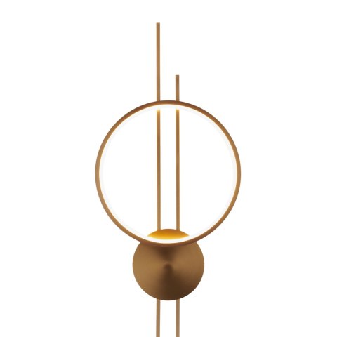 Lampa ścienna ECLIPTICA LED złota 100 cm
